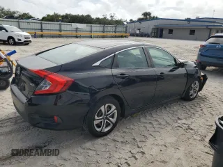 2017 Honda Civic Sedan LX with VIN 19XFC2F59HE078988, listed as a Copart auction lot 78674754 with 99,476 mi miles and Salvage Title. Bid and sale history available at carsss.com. Image 3.