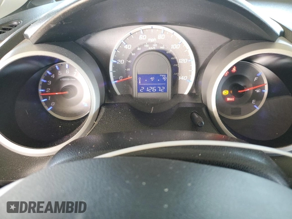 2010 Honda Fit Sport with VIN JHMGE8H46AS027813, listed as a Copart auction lot 52589035 with 212,672 mi miles and Salvage Title. Bid and sale history available at carsss.com. Image 9.