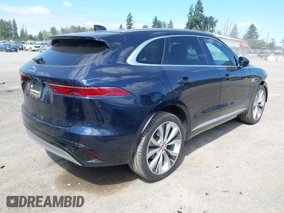 2022 Jaguar F-Pace S with VIN SADCJ2EX4NA700492, listed as a IAAI auction lot 42702992 with 24,716 mi miles and . Bid and sale history available at DreamBid. Image 4.