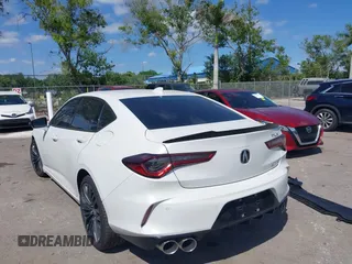 2023 Acura TLX Type S with VIN 19UUB7F00PA002221, listed as a IAAI auction lot 39101435 with 6,376 mi miles and . Bid and sale history available at carsss.com. Image 3.