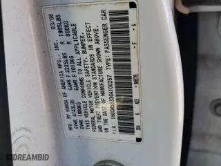 2006 Honda Accord Sdn LX SE with VIN 1HGCM56336A100257, listed as a Copart auction lot 41187684 with 197,381 mi miles and Clean Title. Bid and sale history available at carsss.com. Image 12.