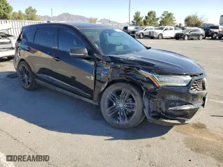 2021 Acura RDX w/A-Spec Package with VIN 5J8TC1H60ML011816, listed as a Copart auction lot 75062894 with 90,235 mi miles and Salvage Title. Bid and sale history available at carsss.com. Image 4.