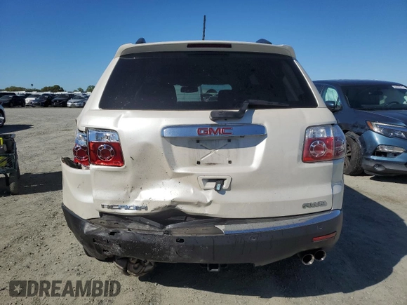2010 GMC Acadia SLE with VIN 1GKLVLED8AJ158534, listed as a Copart auction lot 50474445 with 100,715 mi miles and Salvage Title. Bid and sale history available at carsss.com. Image 6.