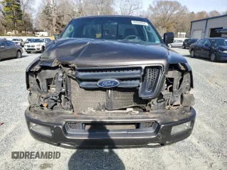 2005 Ford F-150 XL with VIN 1FTRF14W65NB91606, listed as a Copart auction lot 84889894 with 157,947 mi miles and Salvage Title. Bid and sale history available at carsss.com. Image 5.
