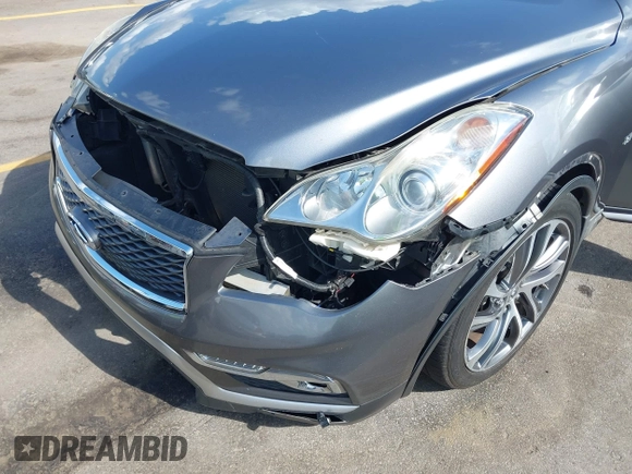 2017 Infiniti QX50 with VIN JN1BJ0RP4HM385429, listed as a IAAI auction lot 41956117 with 95,575 mi miles and . Bid and sale history available at DreamBid. Image 6.