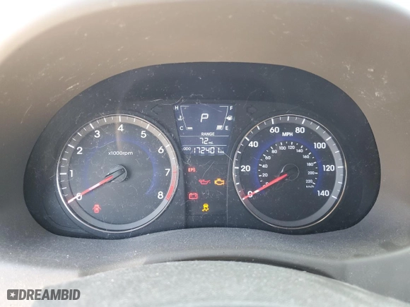2013 Hyundai Accent GLS with VIN KMHCT4AEXDU559457, listed as a Copart auction lot 85445574 with 172,401 mi miles and Salvage Title. Bid and sale history available at carsss.com. Image 9.