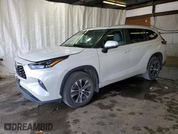 2023 Toyota Highlander L with VIN 5TDKDRBH9PS028911, listed as a Copart auction lot 62825255 with 31,721 mi miles and Salvage title. Bid and sale history available at DreamBid. Image 1.