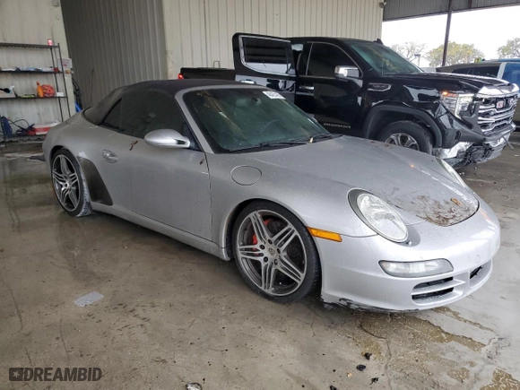 2007 Porsche 911 Carrera S with VIN WP0CB29927S775953, listed as a Copart auction lot 48425495 with 77935 miles and Non Repairable. Bid and sale history available at carsss.com. Image 4.