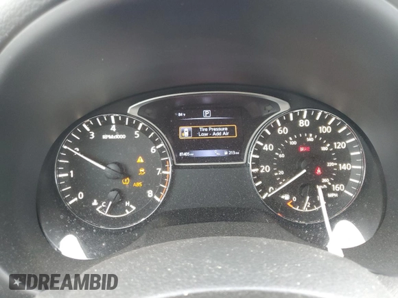 2016 Nissan Altima SV with VIN 1N4AL3AP2GC133754, listed as a Copart auction lot 53174985 with 81,405 mi miles and Salvage Title. Bid and sale history available at carsss.com. Image 9.