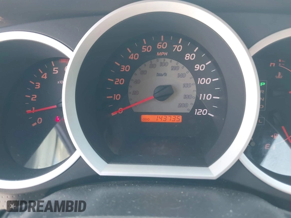 2007 Toyota Tacoma PreRunner with VIN 5TEJU62N27Z378450, listed as a IAAI auction lot 41764187 with 143,735 mi miles and . Bid and sale history available at DreamBid. Image 7.
