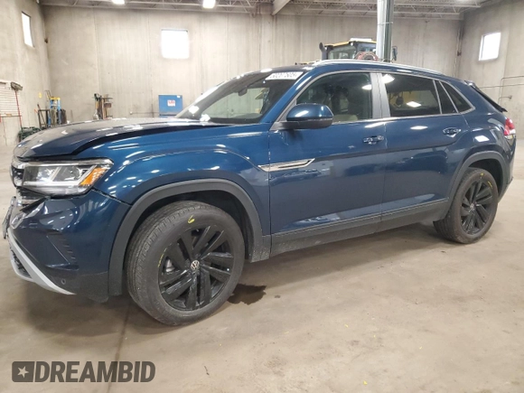 2022 Volkswagen Atlas SE z VIN 1V2KE2CA1NC216227, wystawiony jako Copart lot #60207605 z przebiegiem 36 385 mil mil oraz Szkoda całkowita • Salvage title. Historia ofert i sprzedaży dostępna na DreamBid. Obrazek 1.
