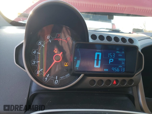 2013 Chevrolet Sonic LT with VIN 1G1JC6SB2D4228540, listed as a Copart auction lot 85100394 with 95,613 mi miles and Salvage Title. Bid and sale history available at carsss.com. Image 9.