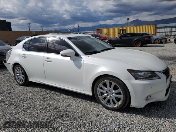 2014 Lexus GS 350 with VIN JTHBE1BL3E5036183, listed as a Copart auction lot 51479205 with 124,272 mi miles and Salvage Title. Bid and sale history available at DreamBid. Image 4.