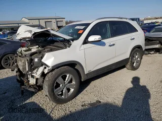 2013 Kia Sorento EX with VIN 5XYKUCA66DG385064, listed as a Copart auction lot 46798695 with 0 mi miles and Salvage Title. Bid and sale history available at carsss.com. Image 1.