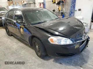 2011 Chevrolet Impala Police Police with VIN 2G1WD5EMXB1137065, listed as a Copart auction lot 82906884 with 0 mi miles and Salvage Title. Bid and sale history available at carsss.com. Image 4.