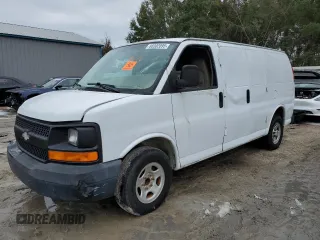 2005 Chevrolet Express Cargo with VIN 1GCFG15X051168059, listed as a Copart auction lot 88302095 with Not Provided miles and Salvage Title. Bid and sale history available at DreamBid. Image 1.