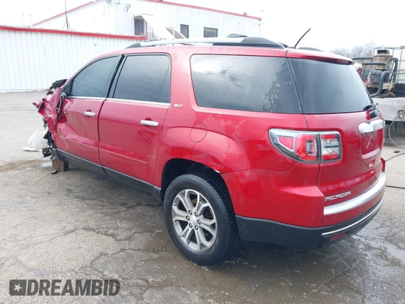 2013 GMC Acadia SLT with VIN 1GKKRRKD3DJ256561, listed as a IAAI auction lot 41652169 with 111,394 mi miles. Bid and sale history available at carsss.com. Image 3.