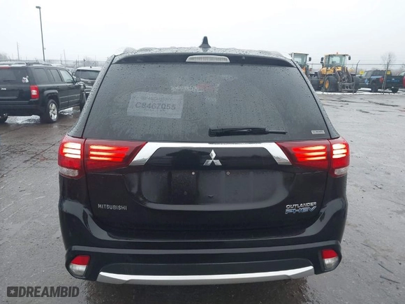 2018 Mitsubishi Outlander PHEV SEL with VIN JA4J24A51JZ026128, listed as a IAAI auction lot 41362805 with 76341 miles. Bid and sale history available at carsss.com. Image 16.