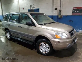 2004 Honda Pilot LX with VIN 2HKYF18134H593530, listed as a Copart auction lot 49894325 with 197,102 mi miles and Clean Title. Bid and sale history available at carsss.com. Image 4.