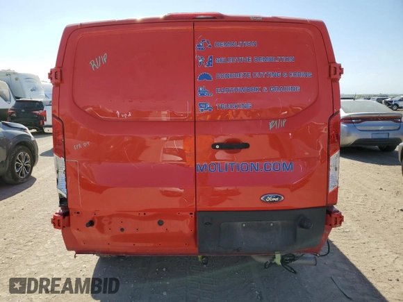 2023 Ford Transit Cargo with VIN 1FTBR1Y8XPKA49705, listed as a Copart auction lot 50873805 with 31,134 mi miles and Salvage title. Bid and sale history available at DreamBid. Image 6.