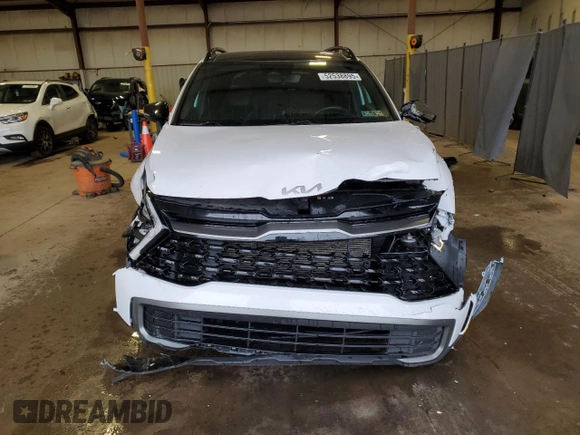 2023 Kia Sportage X-Line with VIN 5XYK6CAF9PG118077, listed as a Copart auction lot 52538895 with 56,117 mi miles and Salvage Title. Bid and sale history available at carsss.com. Image 5.