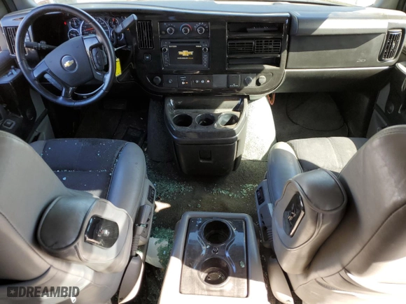 2017 Chevrolet Express Cargo Van with VIN 1GCWGAFG1H1107676, listed as a Copart auction lot 73634334 with 107,314 mi miles and Salvage Title. Bid and sale history available at carsss.com. Image 8.
