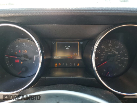 2015 Ford Mustang EcoBoost Premium with VIN 1FATP8UH0F5409589, listed as a Copart auction lot 63859335 with 124,973 mi miles and Salvage title. Bid and sale history available at DreamBid. Image 9.