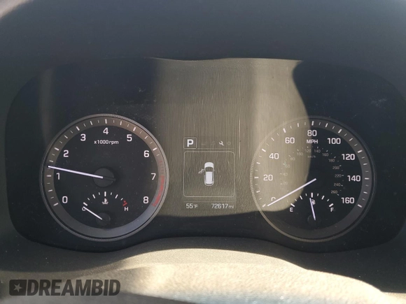 2017 Hyundai Tucson Sport with VIN KM8J3CA26HU303698, listed as a Copart auction lot 53326125 with 72,617 mi miles and Salvage Title. Bid and sale history available at DreamBid. Image 9.