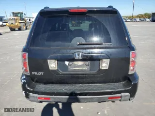 2006 Honda Pilot EX-L with RES with VIN 5FNYF286X6B044832, listed as a Copart auction lot 81104344 with 255,006 mi miles and Salvage Title. Bid and sale history available at carsss.com. Image 6.