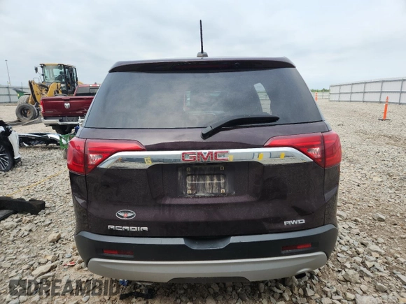 2017 GMC Acadia SLE with VIN 1GKKNRLA6HZ281462, listed as a Copart auction lot 60874925 with 96,411 mi miles and Clean title. Bid and sale history available at DreamBid. Image 6.