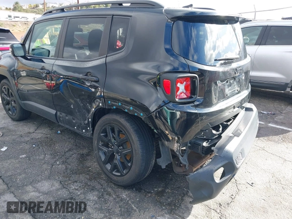 2018 Jeep Renegade Altitude with VIN ZACCJABB6JPH40341, listed as a IAAI auction lot 41582205 with 58,011 mi miles and . Bid and sale history available at DreamBid. Image 17.