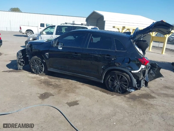 2021 Mitsubishi Outlander Sport ES with VIN JA4ARUAUXMU027301, listed as a IAAI auction lot 41662408 with 80,260 mi miles. Bid and sale history available at carsss.com. Image 3.