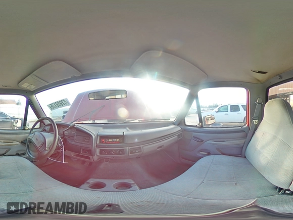 1996 Ford F-150 with VIN 1FTEF14N0TLB06564, listed as a Copart auction lot 42989175 with 185,893 mi miles and Salvage title. Bid and sale history available at DreamBid. Image 12.