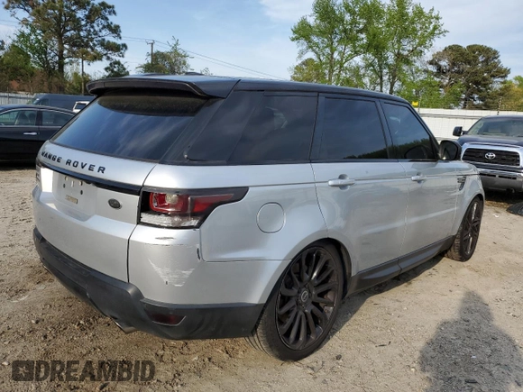 2015 Land Rover Range Rover Sport Supercharged with VIN SALWR2TFXFA511691, listed as a Copart auction lot 52958735 with 148,859 mi miles and Clean title. Bid and sale history available at DreamBid. Image 3.