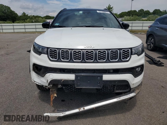 2025 Jeep Compass Limited with VIN 3C4NJDCN9ST580629, listed as a Copart auction lot 63577135 with 3,682 mi miles and Clean title. Bid and sale history available at DreamBid. Image 5.
