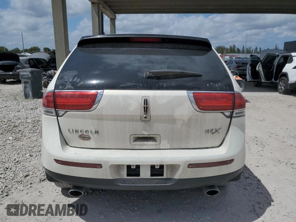 2012 Lincoln MKX with VIN 2LMDJ6JK4CBL00547, listed as a Copart auction lot 54607975 with 140,712 mi miles and Salvage Title. Bid and sale history available at carsss.com. Image 6.