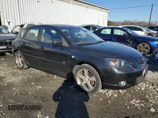 2006 Mazda 3 S Grand Touring with VIN JM1BK344X61417632, listed as a Copart auction lot 84854884 with 187,242 mi miles and Salvage Title. Bid and sale history available at DreamBid. Image 4.