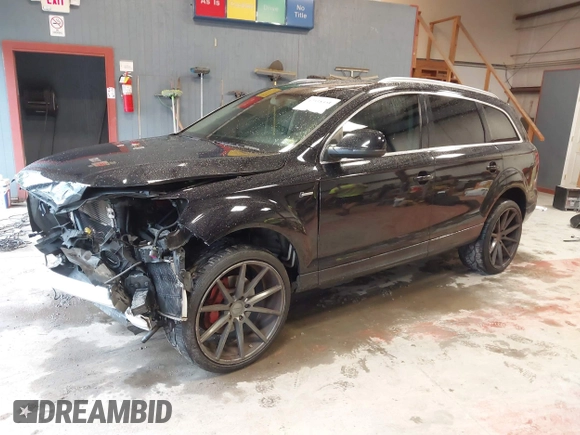 2014 Audi Q7 Premium Plus with VIN WA1LGAFE7ED003294, listed as a IAAI auction lot 42318454 with 113,719 mi miles and . Bid and sale history available at DreamBid. Image 18.