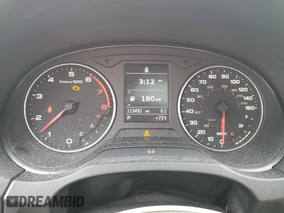 2015 Audi A3 1.8T Premium with VIN WAUACGFF1F1028311, listed as a Copart auction lot 47145025 with 113,492 mi miles and Non Repairable. Bid and sale history available at carsss.com. Image 9.