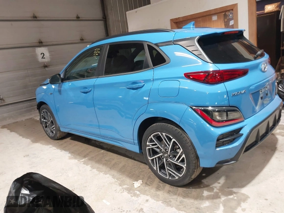 2022 Hyundai Kona N Line with VIN KM8K3CA3XNU840731, listed as a IAAI auction lot 41865602 with 22,247 mi miles. Bid and sale history available at carsss.com. Image 3.