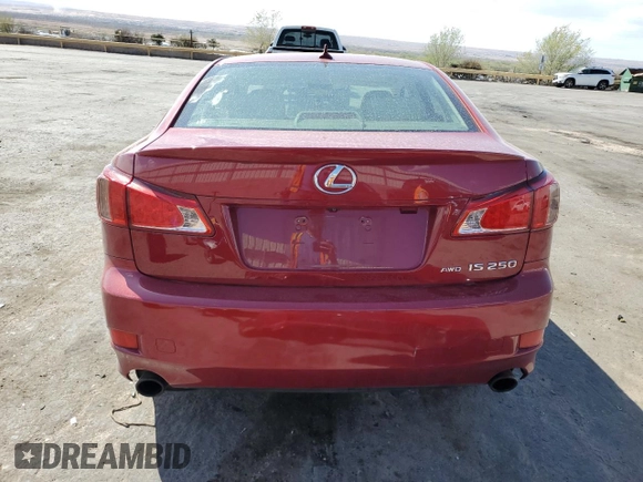 2013 Lexus IS 250 with VIN JTHCF5C20D5063323, listed as a Copart auction lot 50349985 with 92,610 mi miles and Salvage title. Bid and sale history available at DreamBid. Image 6.