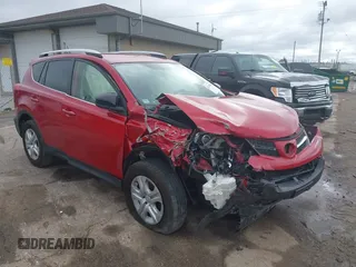 2015 Toyota RAV4 LE with VIN JTMBFREV0FD145315, listed as a IAAI auction lot 42139482 with 130,953 mi miles and . Bid and sale history available at DreamBid. Image 1.