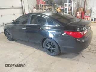 2011 Hyundai Sonata SE with VIN 5NPEC4AC9BH045845, listed as a IAAI auction lot 41581356 with 214,158 mi miles. Bid and sale history available at carsss.com. Image 3.