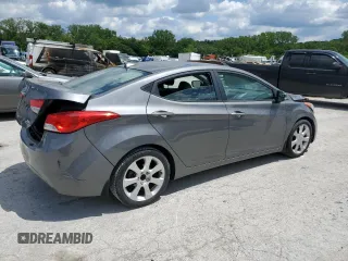 2013 Hyundai Elantra GLS with VIN 5NPDH4AE5DH199454, listed as a Copart auction lot 58515715 with 141,717 mi miles and Salvage title. Bid and sale history available at DreamBid. Image 3.