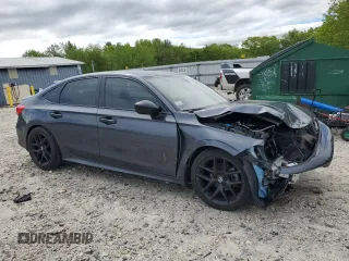 2023 Honda Civic Sport with VIN 2HGFE2F53PH521053, listed as a Copart auction lot 57096835 with 55,800 mi miles and Salvage title. Bid and sale history available at DreamBid. Image 4.