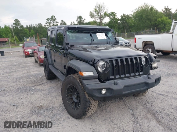 2021 Jeep Wrangler Unlimited Willys z VIN 1C4HJXDM5MW859724, wystawiony jako IAAI lot #42311203 z przebiegiem 71 887 mil mil oraz . Historia ofert i sprzedaży dostępna na DreamBid. Obrazek 1.