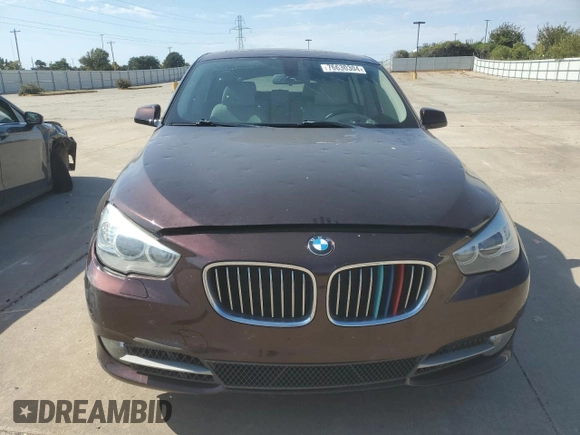 2013 BMW 5 Series 535i Gran Turismo xDrive with VIN WBASP2C59DC339106, listed as a Copart auction lot 76630304 with 130,575 mi miles and Salvage title. Bid and sale history available at DreamBid. Image 5.