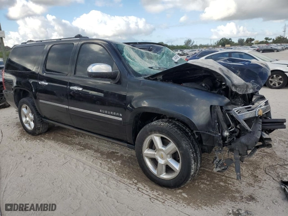 2012 Chevrolet Suburban LTZ with VIN 1GNSKKE75CR282616, listed as a Copart auction lot 44913935 with 123,238 mi miles and Non Repairable. Bid and sale history available at carsss.com. Image 4.