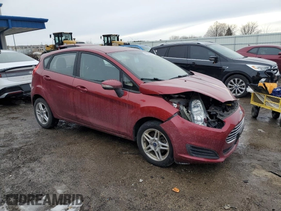 2017 Ford Fiesta SE with VIN 3FADP4EJ4HM169586, listed as a Copart auction lot 46549645 with 19,403 mi miles and Non Repairable. Bid and sale history available at DreamBid. Image 4.
