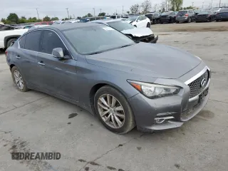 2016 Infiniti Q50 Premium with VIN JN1EV7AP0GM300476, listed as a Copart auction lot 55814175 with 116,025 mi miles and Salvage Title. Bid and sale history available at carsss.com. Image 4.